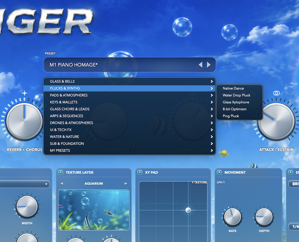 50 presets. 10 categories.