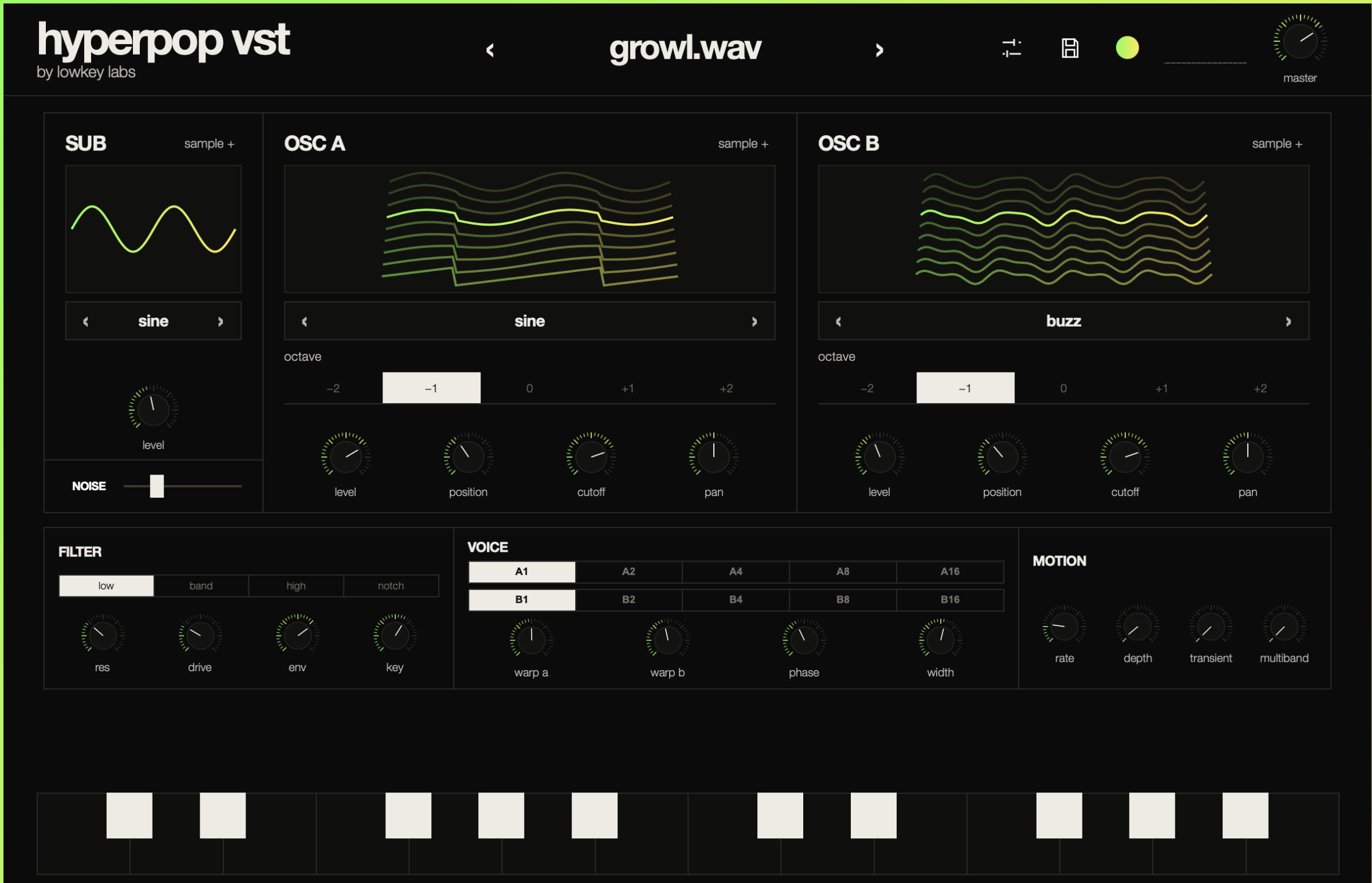 3D Wavetable Oscillation