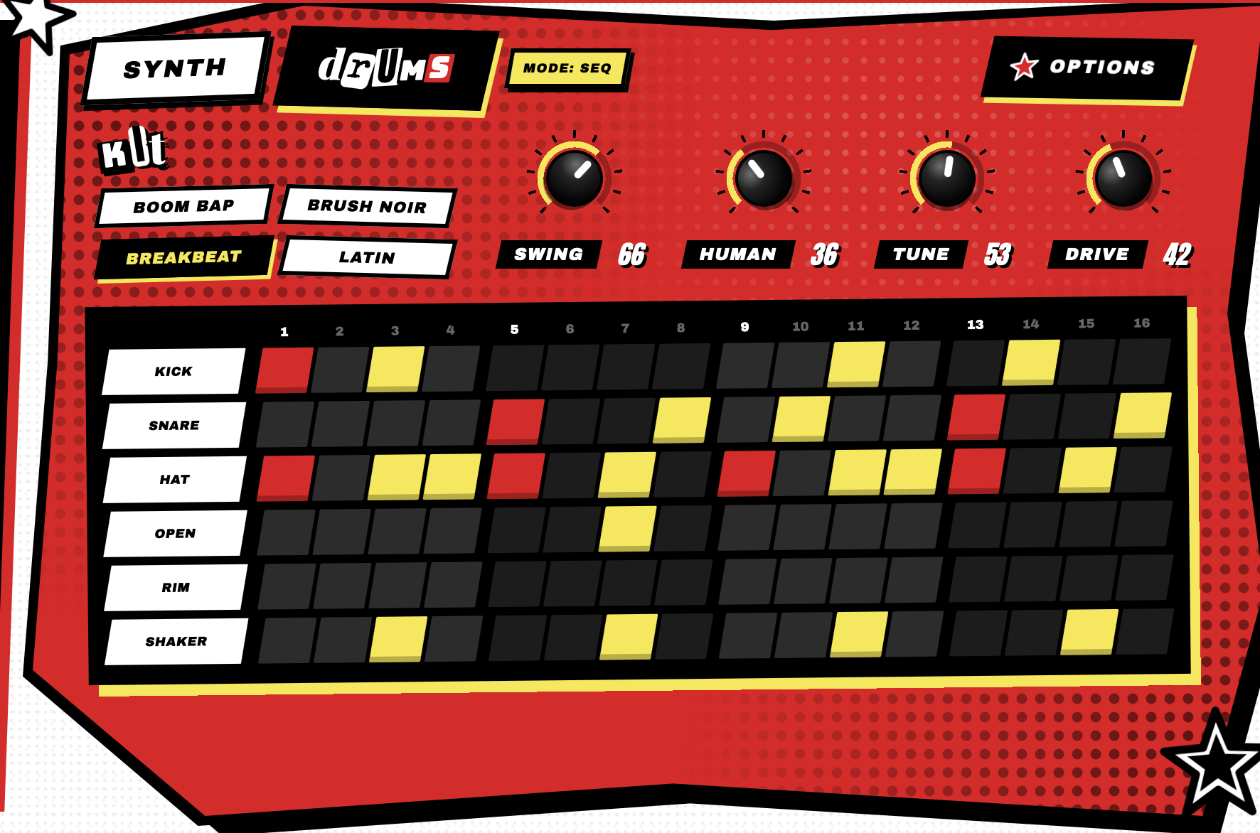 Create drums instantly