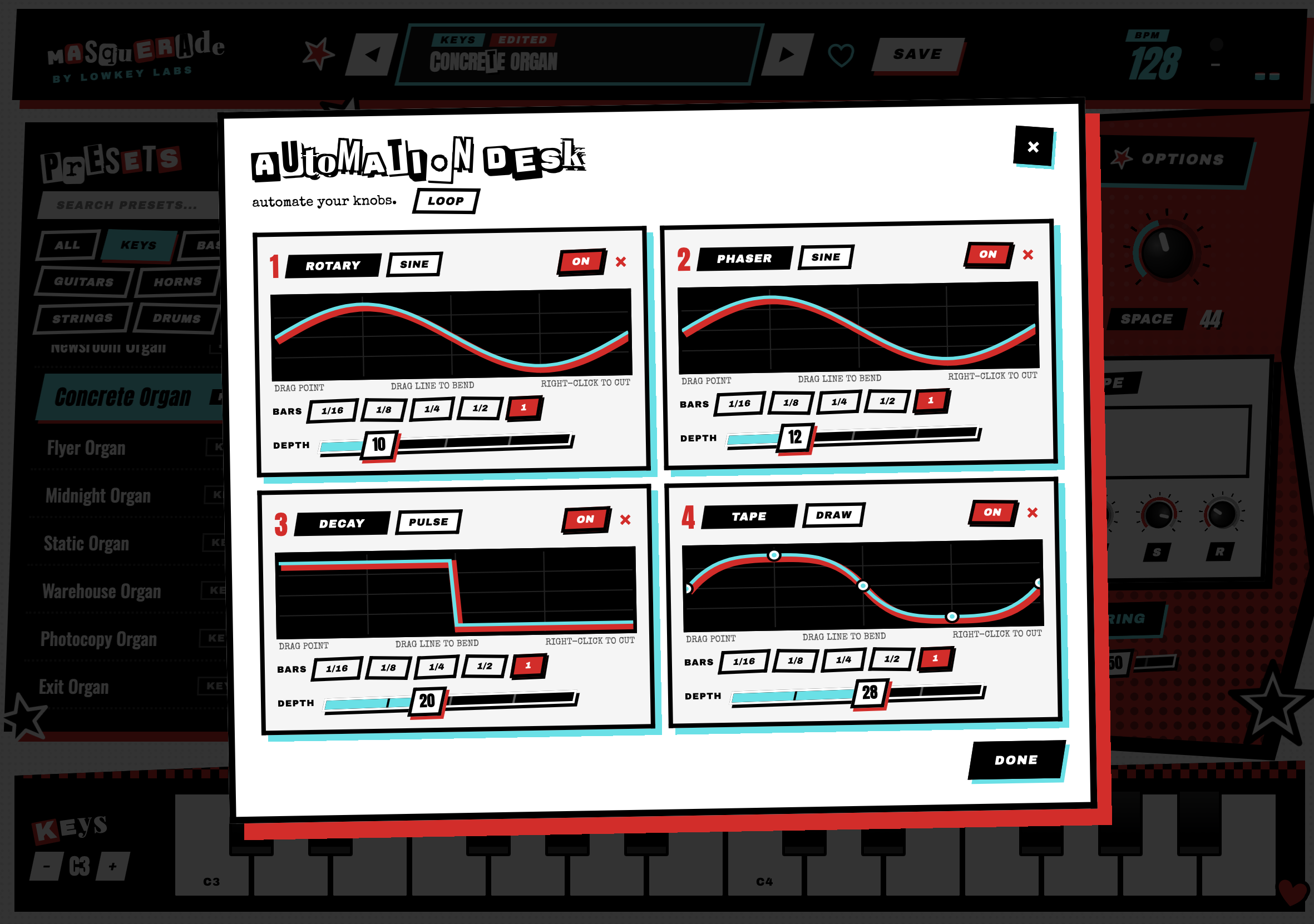 Powerful sound design