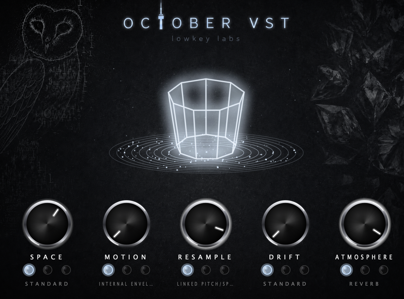 Five knobs. Whole atmosphere.